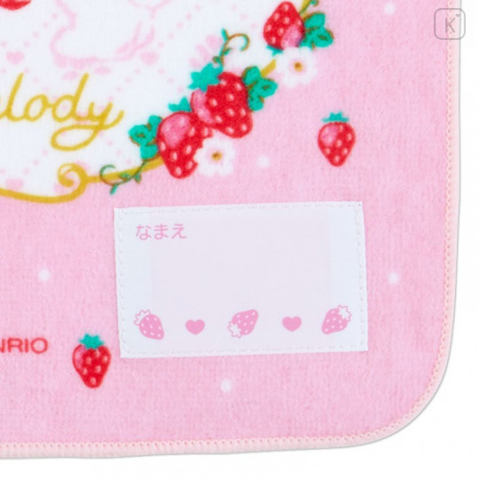 Japan Sanrio Handkerchief Petit Towel - My Melody / Strawberry - 3