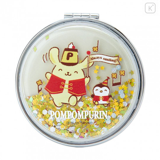 Japan Sanrio 2-sided Pocket Mirror - Pompompurin / 25th Anniversary - 2