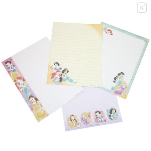 Japan Disney Letter Envelope Set - Disney Princess