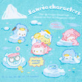 Japan Sanrio Handkerchief Petit Towel - Ice Friends - 2