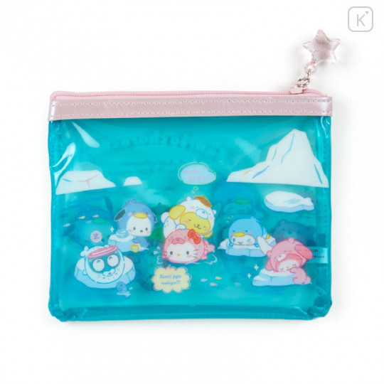 Japan Sanrio Flat Pouch Set - Ice Friends - 6