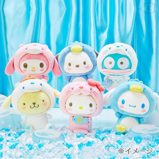 Japan Sanrio Ice World Plush - Pompompurin / Polar Bear - 5