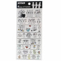 Japan Moomin 4 Size Sticker - Hattifatteners Nyoronyoro - 1