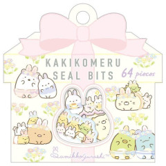 Japan San-X Writable Seal Bits Sticker - Sumikko Gurashi / Mysterious Rabbit Oniwa