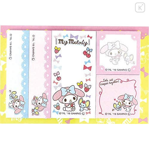 Japan Sanrio Sticky Notes with Case - My Melody - 2