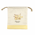 Japan Pokemon Drawstring Bag (S) - Pikachu / Simple - 2