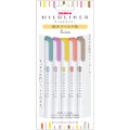 Japan Zebra Mildliner Double-sided Highlighter Set - 5 Nagomi Colors - 1