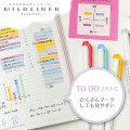 Japan Zebra Mildliner Double-sided Highlighter Set - 5 Sunny Mild Colors - 3