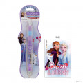 Japan Disney Dr. Grip Play Border Shaker Mechanical Pencil - Frozen Elsa & Anna & Olaf - 1