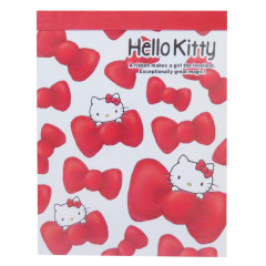 Japan Sanrio Mini Notepad - Hello Kitty / Ribbon