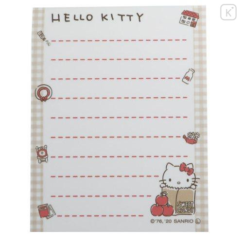 Japan Sanrio Mini Notepad - Hello Kitty / Ribbon - 4