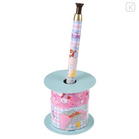 Japan Disney Store Ballpoint Pen Decoration Tape Stand - Dumbo & Timothy - 1