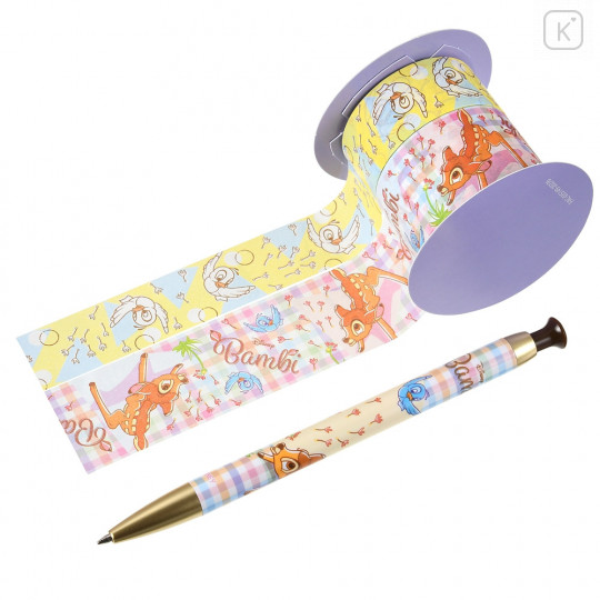 Japan Disney Store Ballpoint Pen Decoration Tape Stand - Bambi - 2