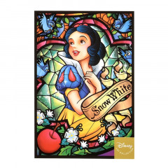 Japan Disney Store Postcard - Snow White / Stained Glass
