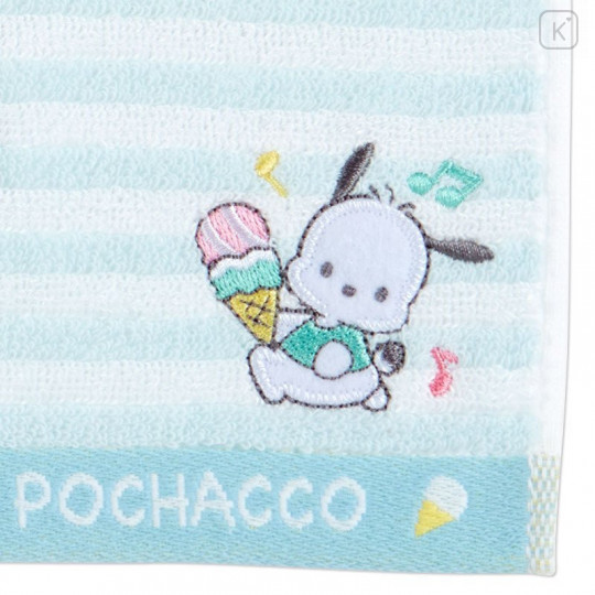 Japan Sanrio Cool Handkerchief Petit Towel - Pochacco - 2