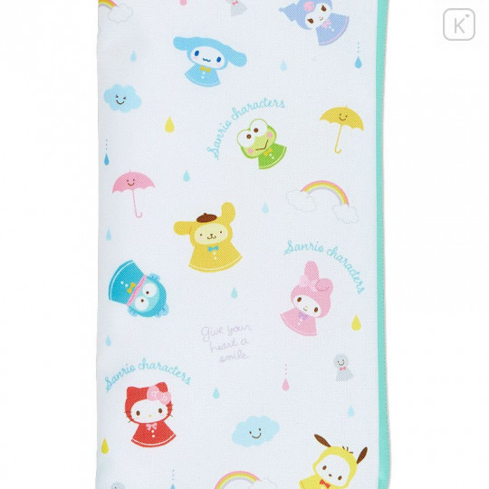 Japan Sanrio Folding Umbrella Case - Sanrio Family / Happy Rainy Days - 3