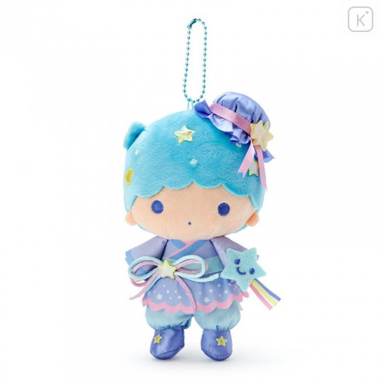 Japan Sanrio Keychain Plush - Little Twin Stars Kiki / Tanabata - 1