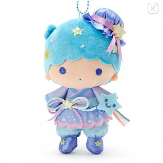 Japan Sanrio Keychain Plush - Little Twin Stars Kiki / Tanabata - 2