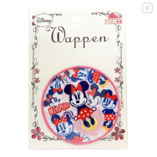 Japan Disney Embroidery Iron-on Applique Patch - Minnie - 1