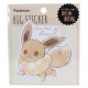 Japan Pokemon Big Sticker - Eevee