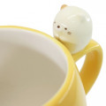 Japan Sumikko Gurashi Pottery Mug - Yellow Cat - 2