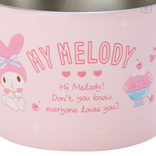 Japan Sanrio Stainless Dessert Cup - My Melody - 5
