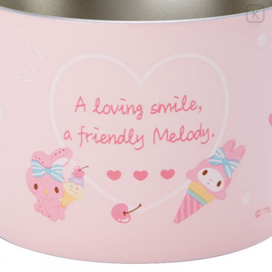 Japan Sanrio Stainless Dessert Cup - My Melody - 6