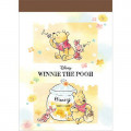 Japan Disney Mini Notepad - Winnie the Pooh & Piglet Chill - 1