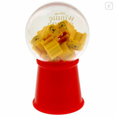 Japan Disney Mini Erasers Gacha - Winnie The Pooh - 3