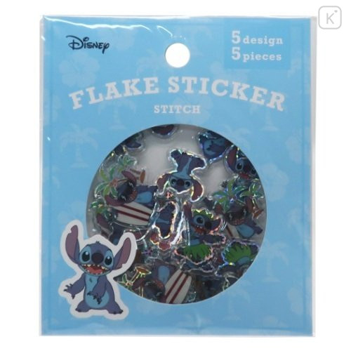 Japan Disney Clear Deco Sticker Stickers - Stitch