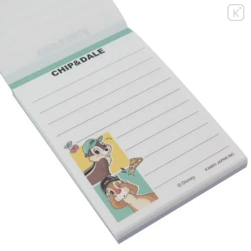 Japan Disney Mini Notepad - Chip & Dale Outgoing - 2