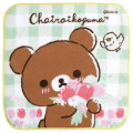 Japan San-X Handkerchief Petit Towel - Friends of Chairoikoguma 5th Anniversary A - 1