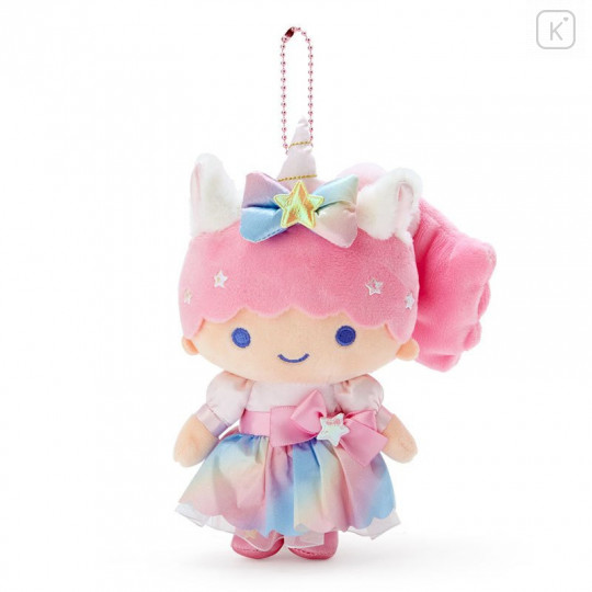 Japan Sanrio Keychain Plush - Little Twin Stars Lara / Aurora Unicorn - 1