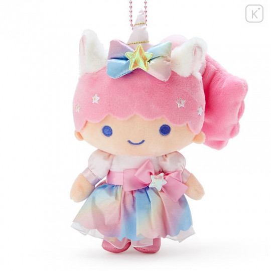Japan Sanrio Keychain Plush - Little Twin Stars Lara / Aurora Unicorn - 2