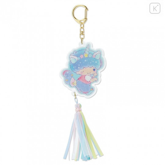 Japan Sanrio Acrylic Keychain - Little Twin Stars Kiki / Aurora Unicorn - 1