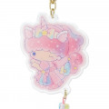 Japan Sanrio Acrylic Keychain - Little Twin Stars Lala / Aurora Unicorn - 3