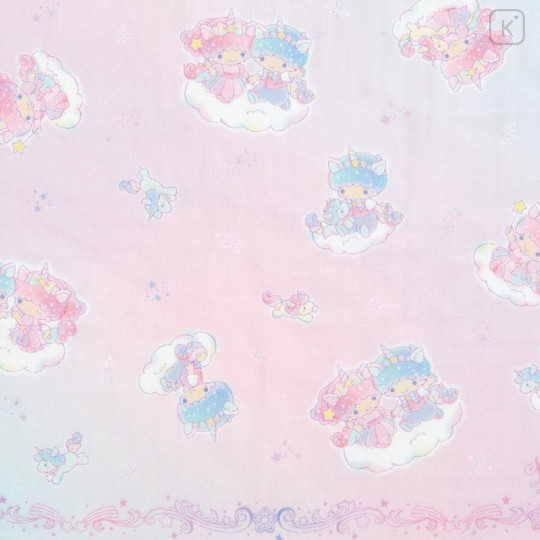 Japan Sanrio Gauze Handkerchief - Little Twin Stars / Aurora Unicorn - 2