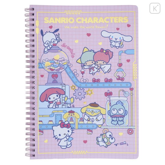 Sanrio B5 Twin Ring Notebook - Sanrio Family / Lab | Kawaii Limited