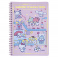 Sanrio B5 Twin Ring Notebook - Mix Characters / Lab - 1