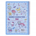 Sanrio B5 Twin Ring Notebook - Mix Characters / Lab - 2
