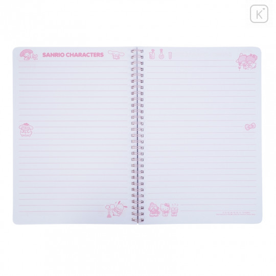 Sanrio B5 Twin Ring Notebook - Mix Characters / Lab - 3