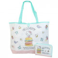 Japan Sanrio Foldable Eco Shopping Bag - Hello Kitty - 1