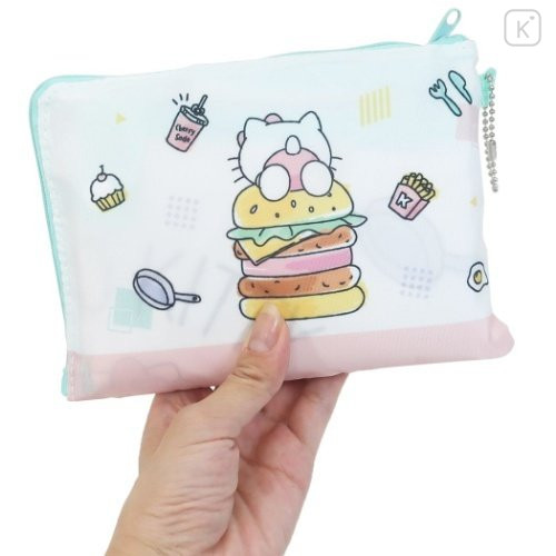 Japan Sanrio Foldable Eco Shopping Bag - Hello Kitty - 4
