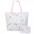 Japan San-X Foldable Eco Shopping Bag - Rilakkuma / Stars - 1