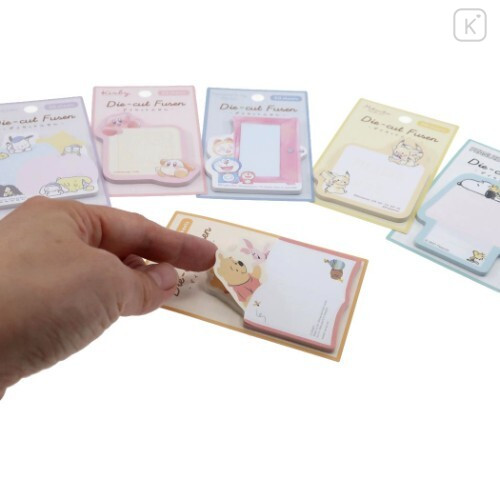 Japan Disney Die-cut Fusen Sticky Notes - Pooh & Piglet - 2