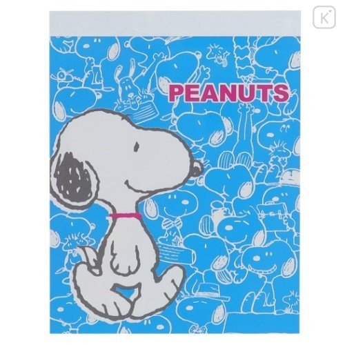 Japan Peanuts Mini Notepad - Full Snoopy - 1