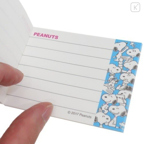 Japan Peanuts Mini Notepad - Full Snoopy - 3