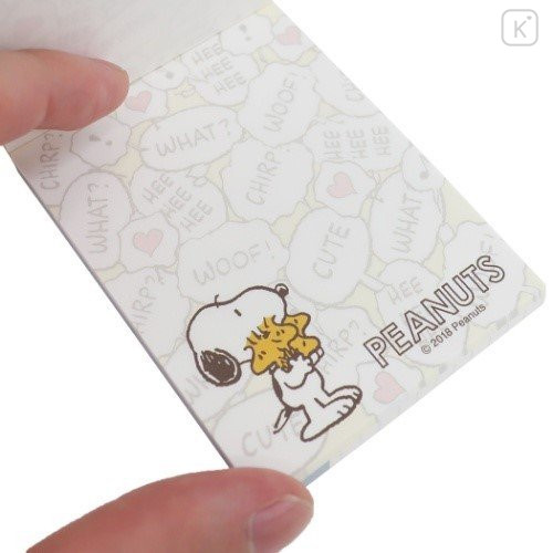 Japan Peanuts Mini Notepad - Snoopy & Woodstock - 2