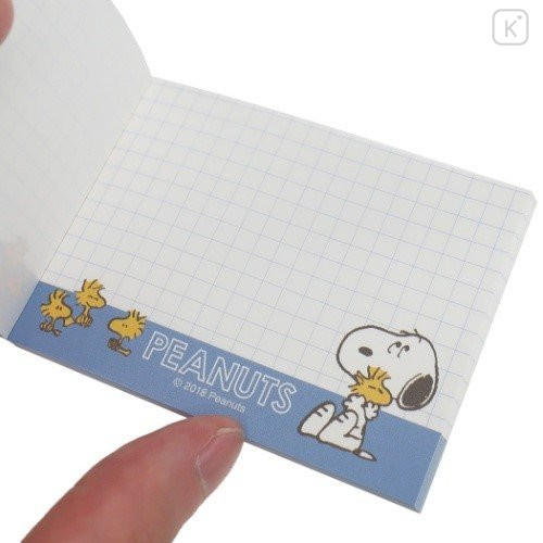 Japan Peanuts Mini Notepad - Snoopy & Woodstock - 3