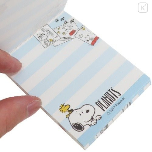 Japan Peanuts Mini Notepad - Snoopy / Comic - 2
